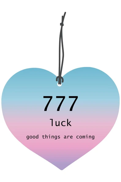 ByMeyla 777 luck Kalp Tasarımlı Dekoratif Oto Kokusu ve Oto Aksesuarı ürün görseli