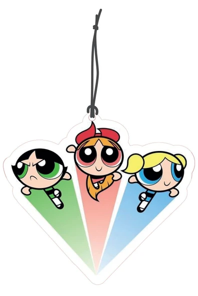 ByMeyla Powerpuf Girls Tasarımlı Dekoratif Oto Kokusu ve Oto Aksesuarı ürün görseli