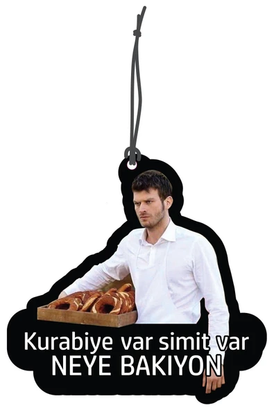 ByMeyla ByMeylaKurabiye Var Simit Var Tasarımlı Dekoratif Oto Kokusu ve Oto Aksesuarı ürün görseli