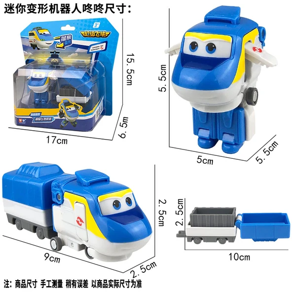 Süper Kanatlar Mini Dönüşüm Robot Oyuncak - Süper Flash Ekipman Aşk 740044 - 7