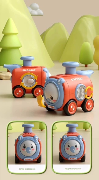 Inertial Müzikli Uçan Daire Aracı - Sarı Quack Ördek - 12