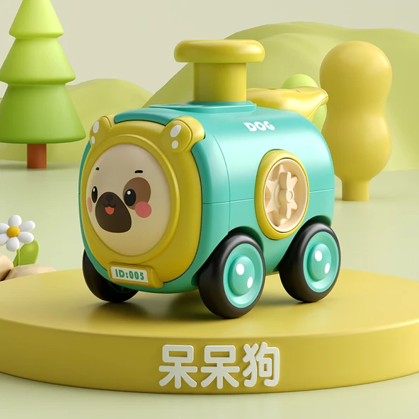 Müzikli Oyuncak Tren - Cyan Köpek