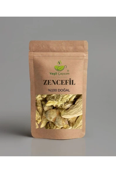Birinci Sınıf Zencefil Kökü (İri Kıyım), Zengin Vitamin ve Mineraller, %100 Doğal, El Yapımı,100 Gr