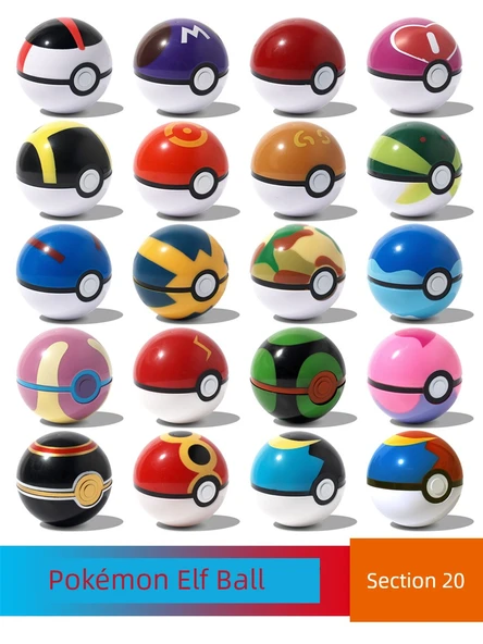 Pokemon Poke Top Elf 18 Tekrar Topu - 7cm - 2