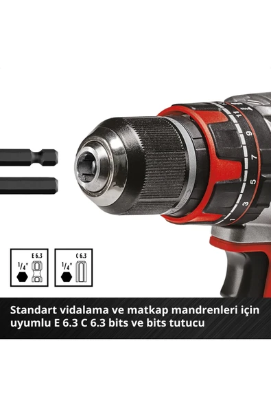 Einhell vidalama uç seti 42 parça M-CASE kutu - 49118953 - 9
