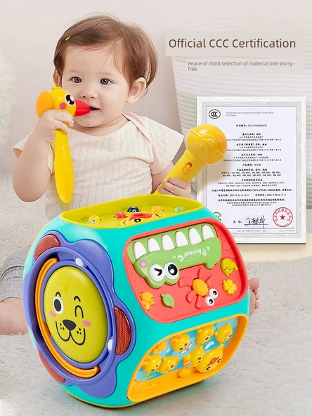 Sekiz Kenarli Davul Bebek Oyuncağı - Artırma No. Şarj Takımı [Bağlantı Dişlisi] Hediye Kutusu - Resim 4