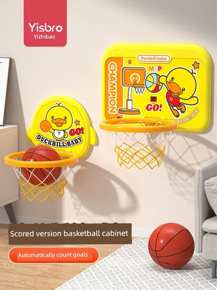 Çocuklar için Basketbol Potası Seti - Artı Köpekbalığı - 2 Basketbol ile - 2