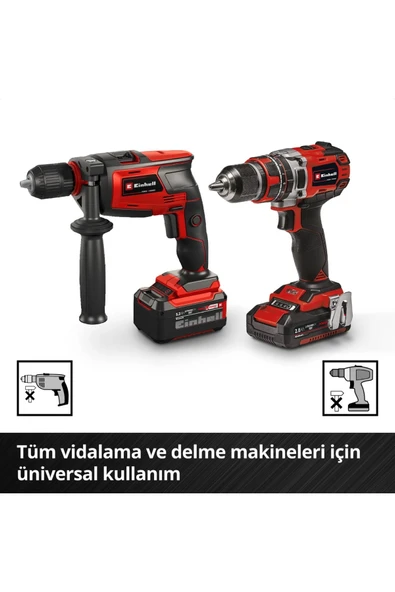Einhell vidalama uç seti 42 parça M-CASE kutu - 49118953 - 12