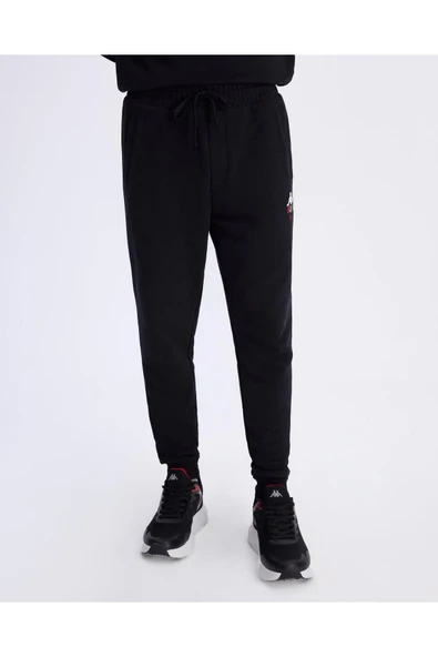 Authentic Italy Pant Erkek Siyah Comfort Fit Eşofman Altı