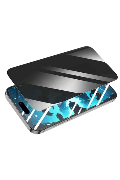 iPhone 16 Pro Uyumlu Hoco Bear Shield Hayalet Cam Ekran Koruyucu - 4