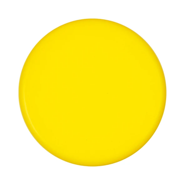 Yumuşak Uçan Disk - Sarı Düz - 20CM