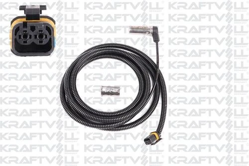 Kraftvoll 05090573 Abs Sensörü Ön Sağ Kampana Tip 2300mm B Tipi Siyah Fıs Spıral Korumalı Man Truck Tgm- 4410321620 ürün görseli 1