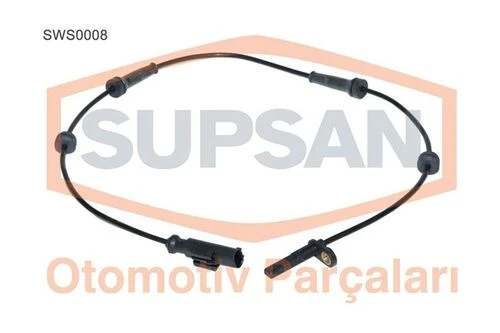 Supsan Sws0008 Sensör Abs Fiat Grande Punto-linea 1.3d Multijet -1.6 D Multijet 199 A30-198 A30-linea 1.4 350 51763165 ürün görseli 1