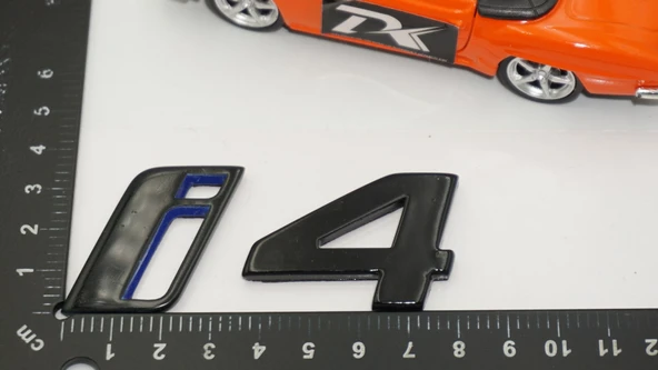 DK Tuning i4 Bagaj Siyah ABS 3M 3D Yazı Logo Bmw İle Uyumlu - Resim 2