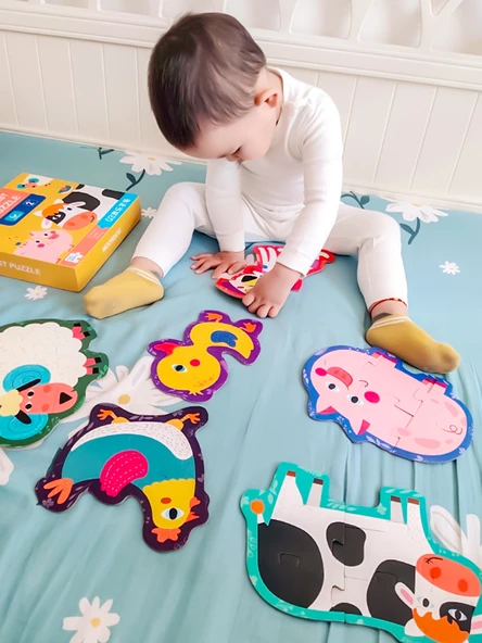 Eğitici Bulmaca Oyuncağı - Deniz, Kara ve Hava Trafiği 30 Parça Büyük Uzun (2.5-4 Yaş) - Resim 3