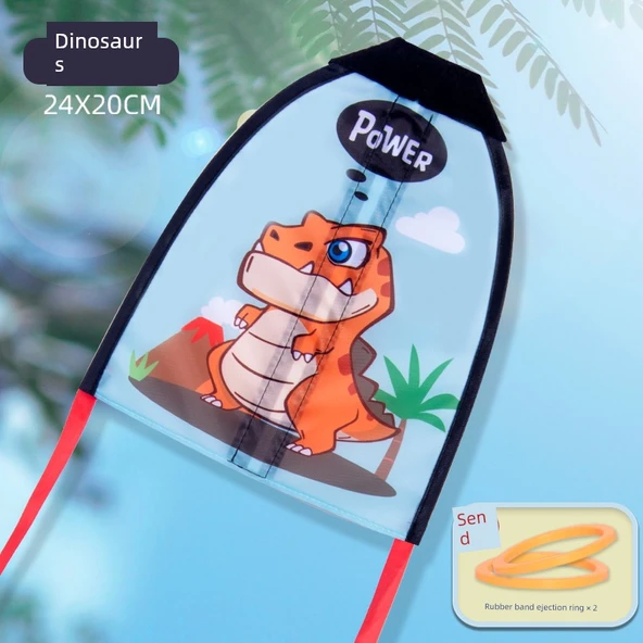 Çocuklar için Catapult Uçurtma - Dinozor 1 - 2 Catapult İçerir