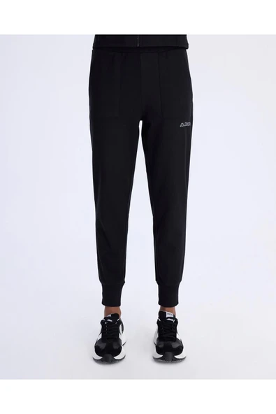 Berry Pant Kadın Siyah Comfort Fit Eşofman Altı