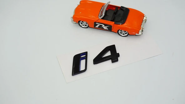 DK Tuning i4 Bagaj Siyah ABS 3M 3D Yazı Logo Bmw İle Uyumlu - Resim 4