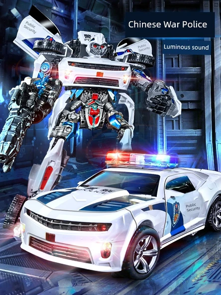 Optimus Yabancı Savaşçılar Dönüşen Robot Araba - Ses ve Işık Özellikli - 2