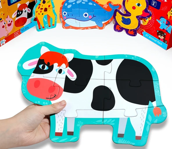 Eğitici Bulmaca Oyuncağı - Deniz, Kara ve Hava Trafiği 30 Parça Büyük Uzun (2.5-4 Yaş) - Resim 9