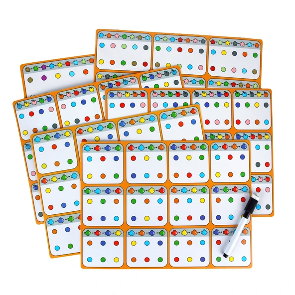 Görsel Takip Bağlantı Eğitimi Montessori Anaokulu Bulmaca Öğretim Araçları - Dijital Bağlantı - 6