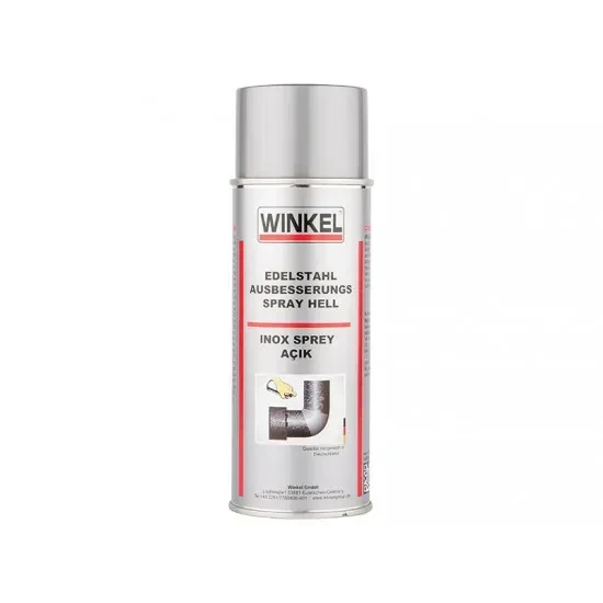 Winkel Paslanmaz Çelik (İnox) Sprey Açık Renk 400ml Premium