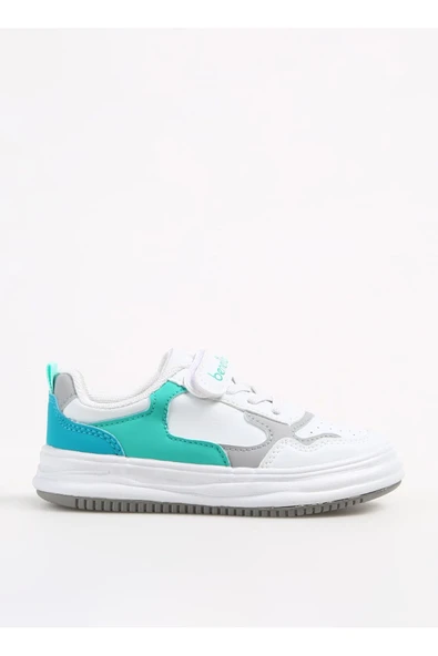Beyaz - Gri Erkek Çocuk Sneaker BNI-10025