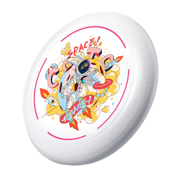 Logo Rekabetçi Salıncak Çocuk Oyuncakları Yazılı Frisbee - Siyah Hip Hop Adam - 6