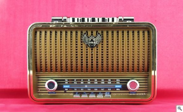 Mobitell Bluetoothlu MD-1909 Dekoratif ve Nostaljik Radyo - 3