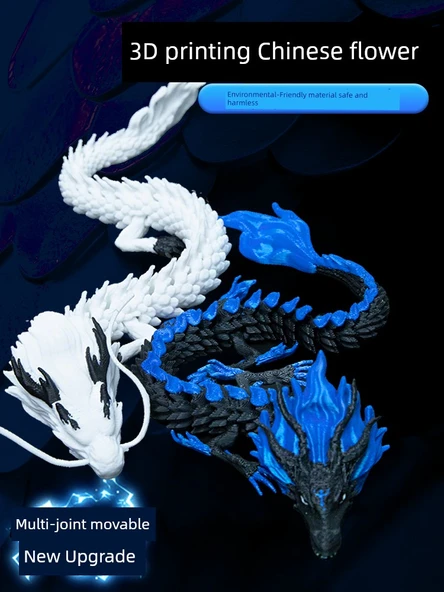 3D Baskılı Ejderha Modeli - [Ao Guang + Ao Leap + Ao Qin + Ao Shun] Dört Paket - 8