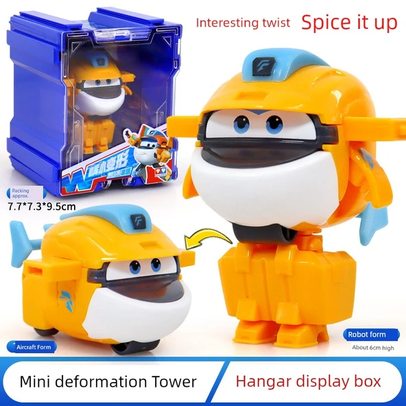 Mini Deformasyon Robot Oyuncağı - Tata - Hangar Kutulu