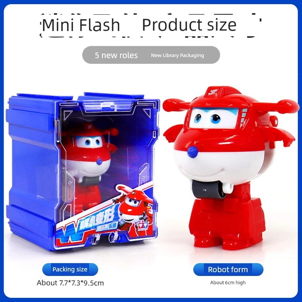 Mini Deformasyon Robot Oyuncağı - Le Di - Hangar Kutulu - 6