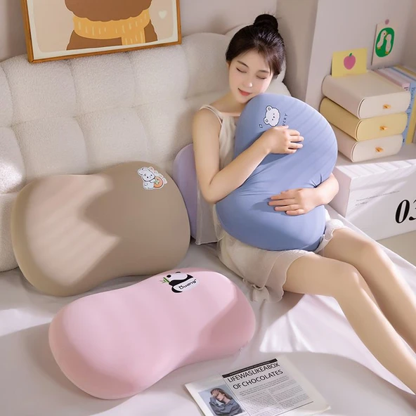 Belly Pillow - Şanslı Ayı - 35x55cm - 4