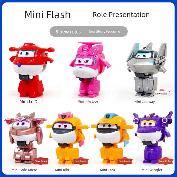 Mini Deformasyon Robot Oyuncağı - Xiao Ai - Hangar Kutulu - 4