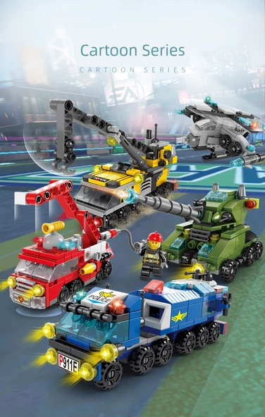 8612-1 Mini Bahçe (131 Parça) Yapı Blokları - 8