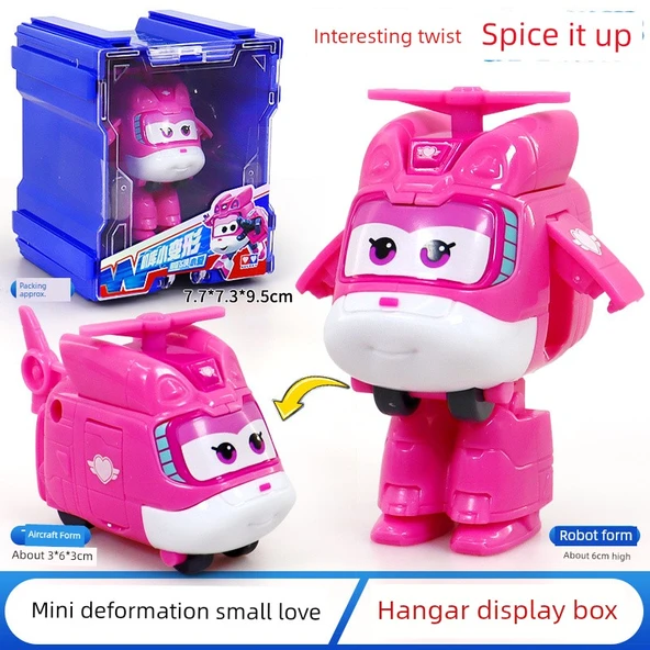 Mini Deformasyon Robot Oyuncağı - Xiao Ai - Hangar Kutulu