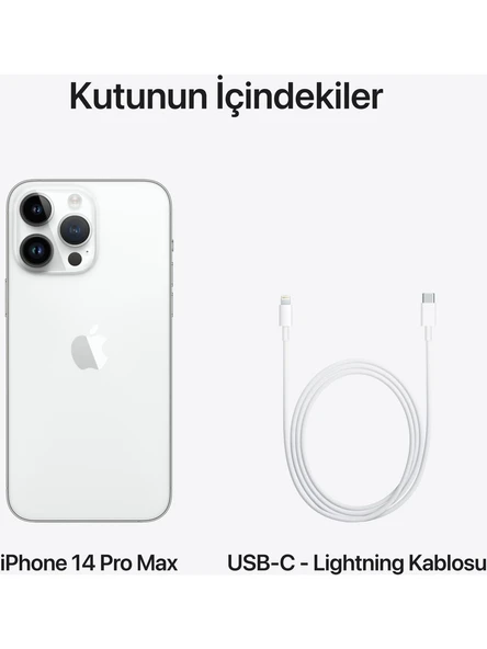 Apple iPhone 14 Pro Max 256 GB Silver (İthalatçı Garantili) - Resim 5