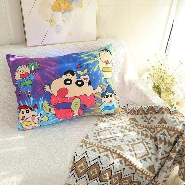 Crayon Shin-chan Yastık Kılıfı - Resim 10 - 43x63cm