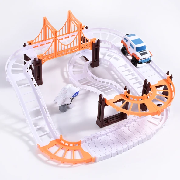 Ogi Mogi Toys Uzay Pisti ve Araç Seti - 5