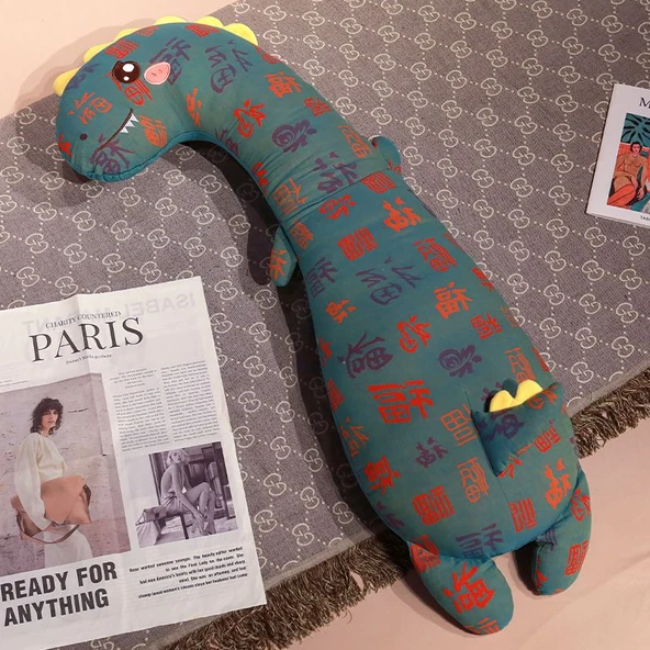 Bacak Yastığı - Uzun Şerit - Dinozor-1 - 120cm