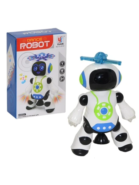 Sesli Işıklı Pilli Danscı Robot 3512