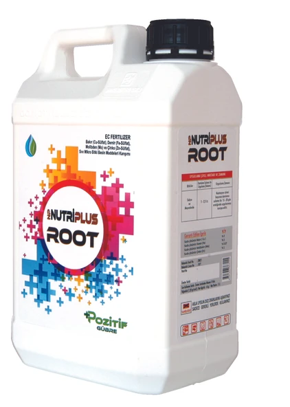 Npnutrıplus Root Köklendirici Demirli Bakırlı Molibdenli Çinkolu Sıvı Gübre 5 Litre