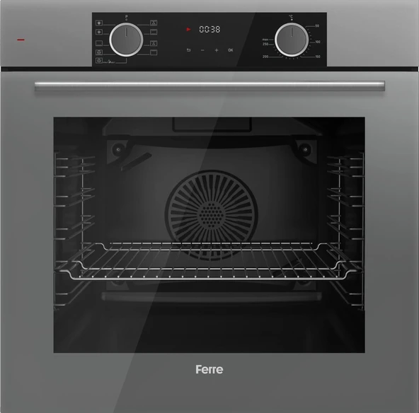 Ferre Fryart Hava Fritözü Fonksiyonlu Ankastre Set Gri (D065 + CS208 + XE63CPR) - Resim 4