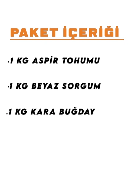 İpek Değirmen 3 KG Premium Güvercin Yemi Sorgum Aspir Kara Buğday - 2