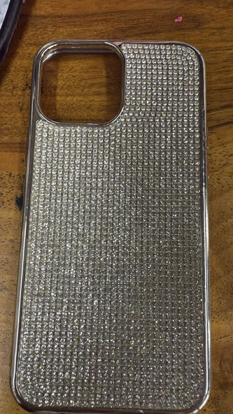Parlak taşlı iPhone 14 PRO MAX kılıfı - 3