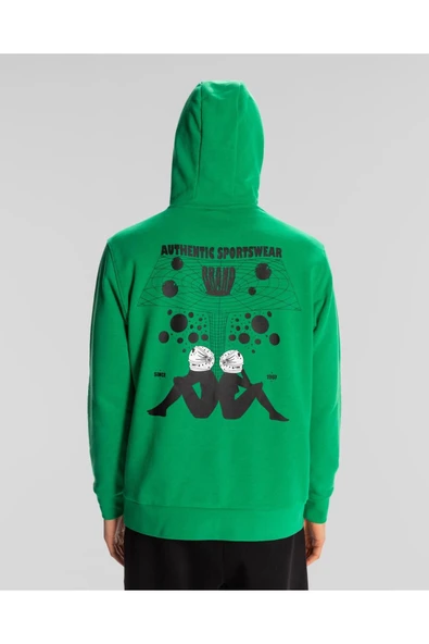 Authentic Space Jump Hoodie Erkek Yeşil Regular Fit Hoodie