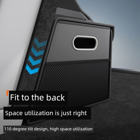 Tesla Model 3/Y Bagaj Düzenleyici - Koyu Gece Siyah - Orta - Resim 4