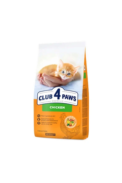Club4Paws Pre. Tavuklu Yavru Kedi Maması 14kg 394117