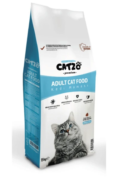 Catzo Premium Somonlu Kedi Maması