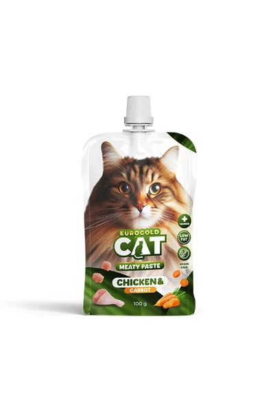 EuroGold Cat Et Ezmesi Tavuk-havuç 100 gr